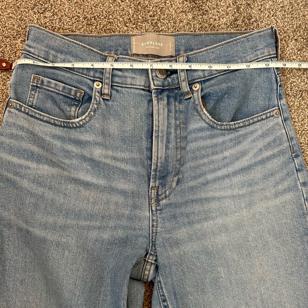 Everlane Cheeky Jean Women’s Size 26 Organic Cotton Blue Light Wash 90’s Preppy - Picture 8 of 11